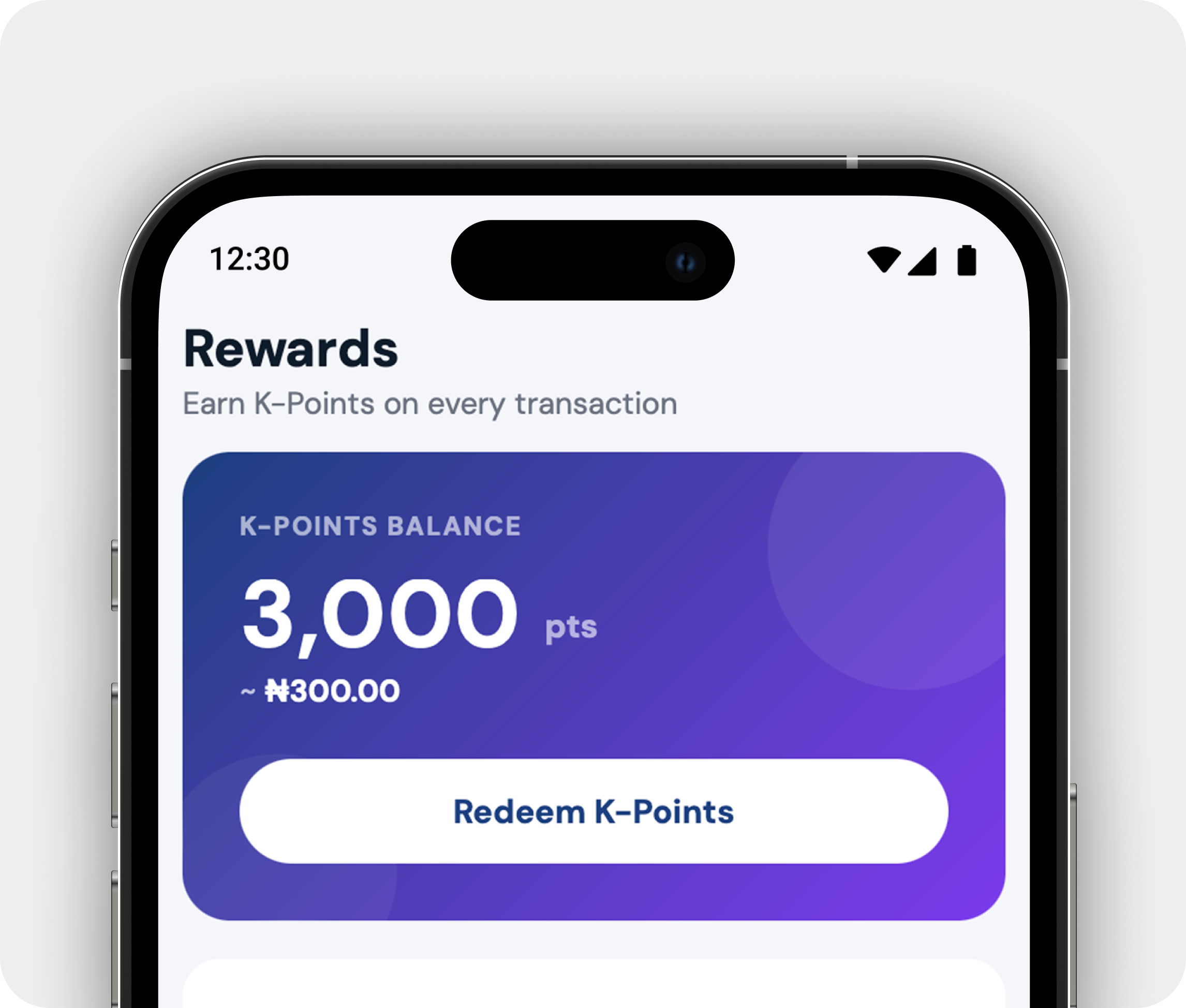 Rewards dashboard preview