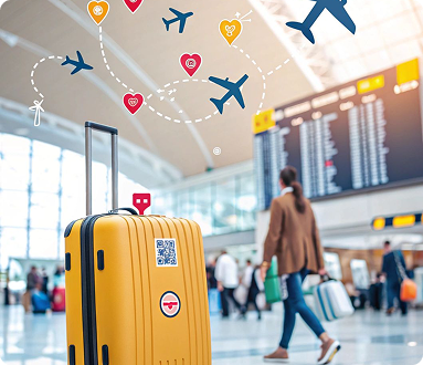 Growth graph showing increasing travel value